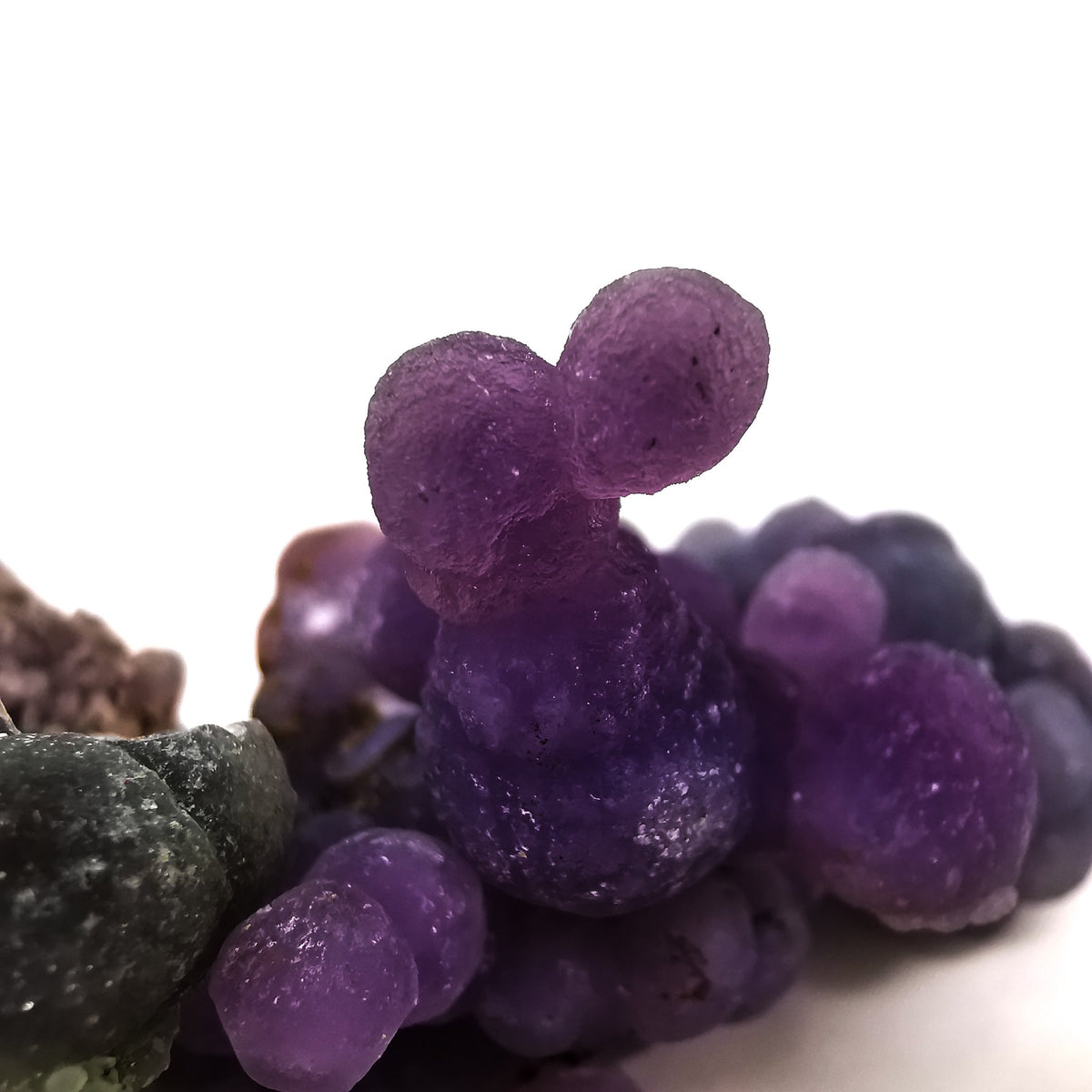 Grape Agate specimen, a variety of chalcedony.