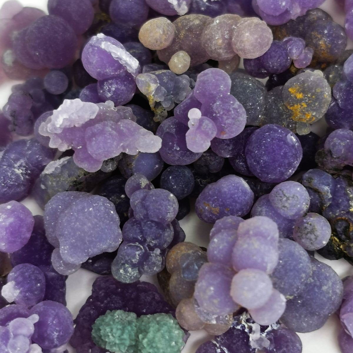 Grape Agate specimen, a variety of chalcedony.