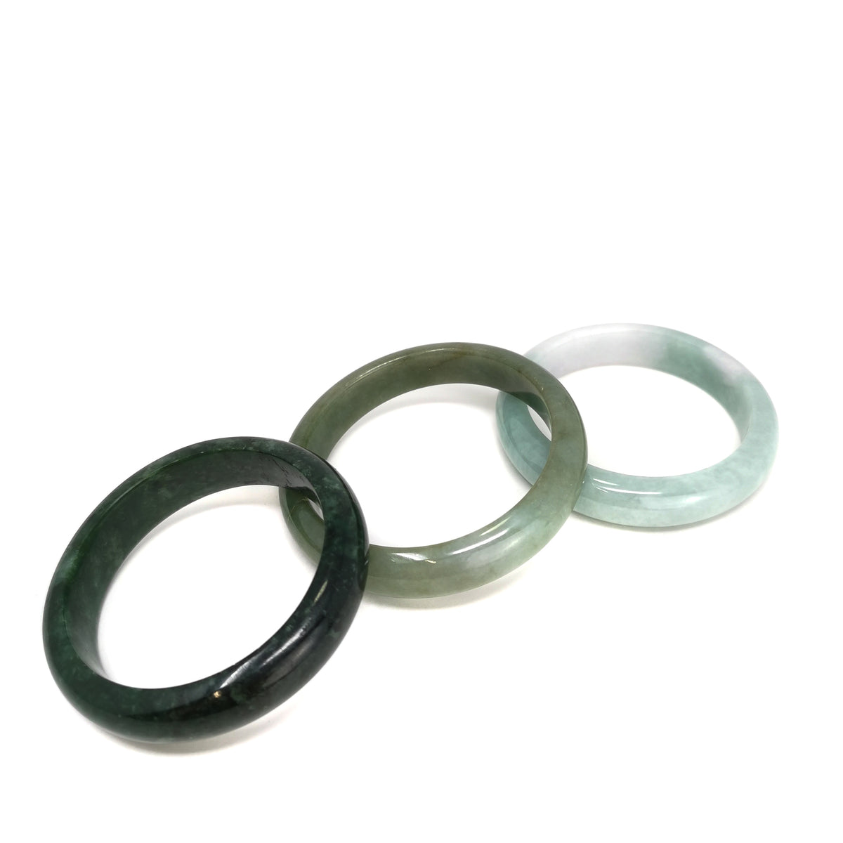 Jadeite bangle.