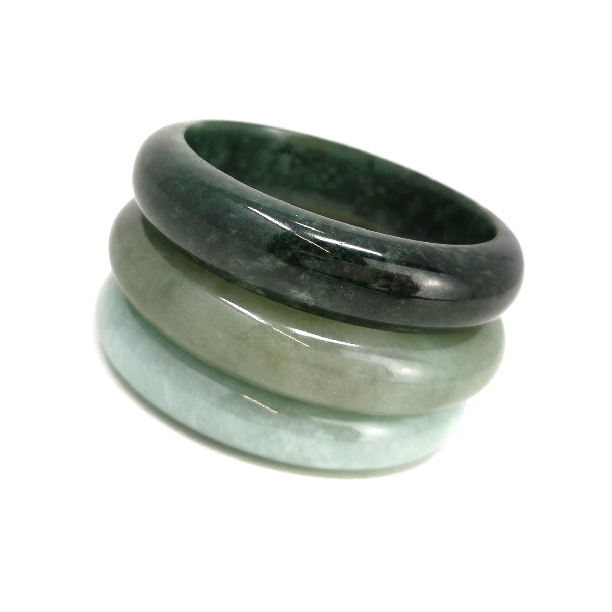Jadeite bangle.