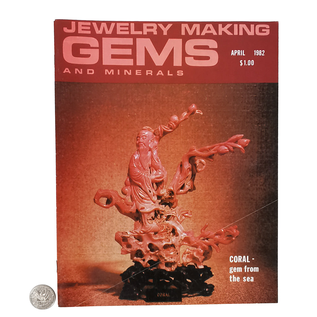 GEMS and Minerals: Jewelry Making Magazine, made of paper.