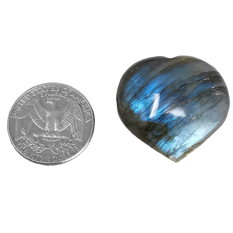 Labradorite (Mini) - A Grade - Heart