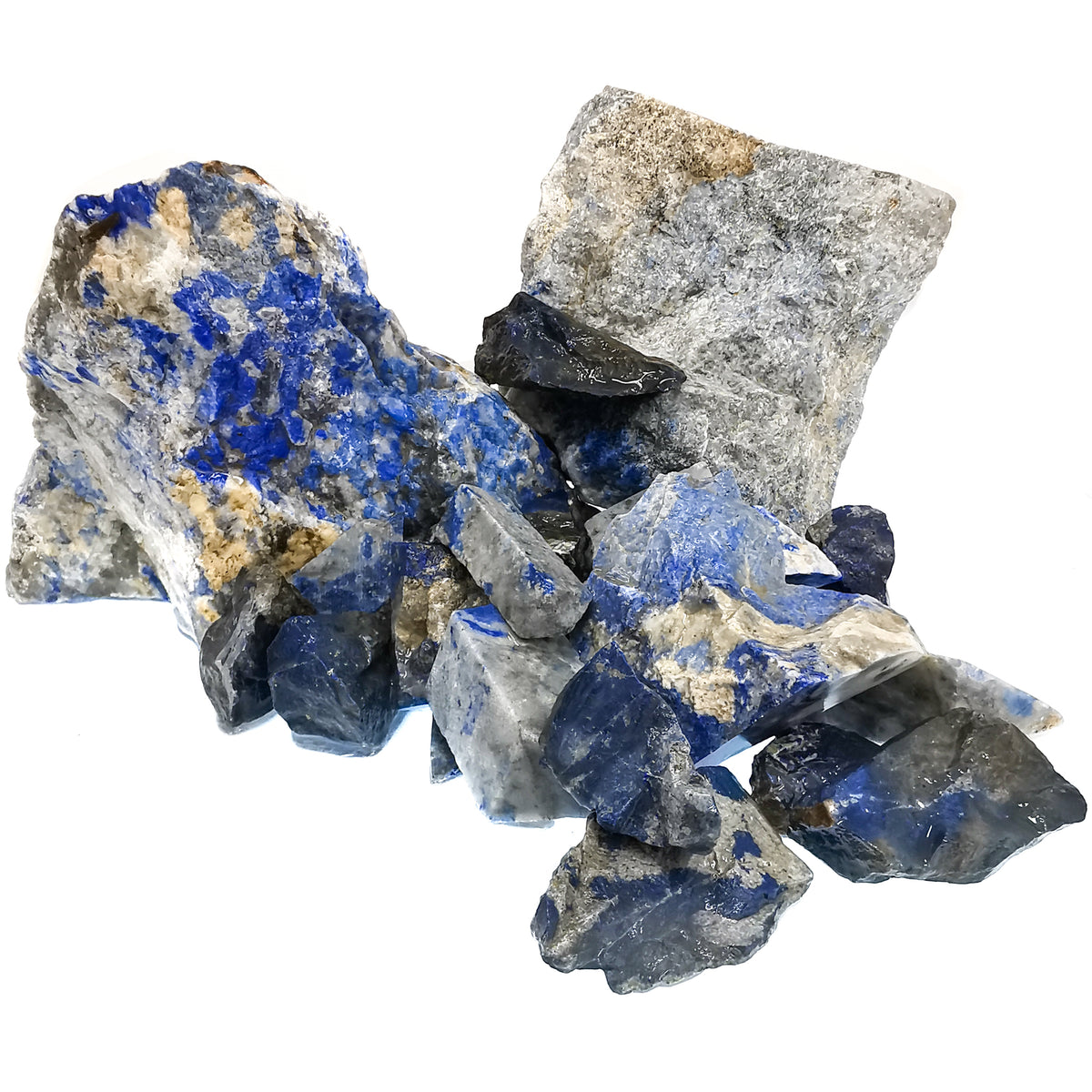 Lapis Lazuli rough from Afghanistan.