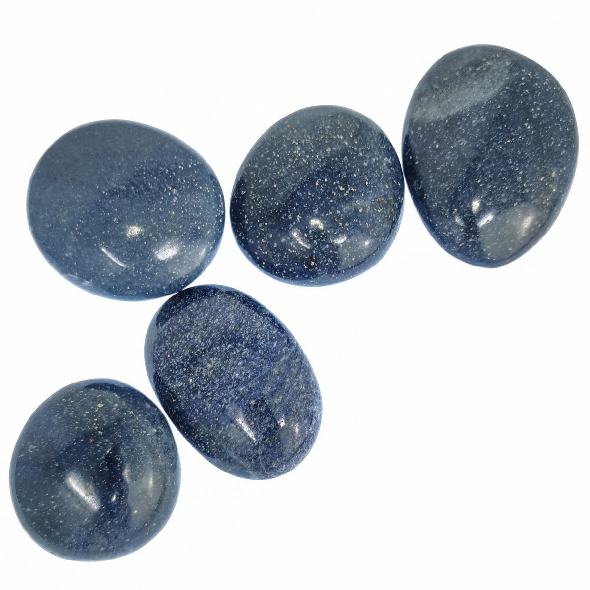 Lazulite palm stone from Madagascar.