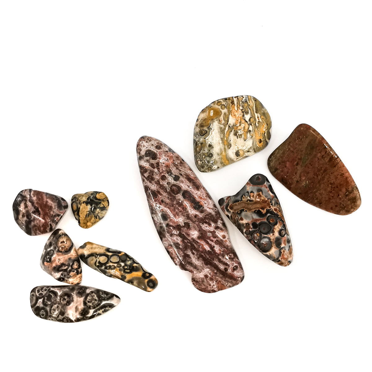 Leopardskin Jasper tumble.