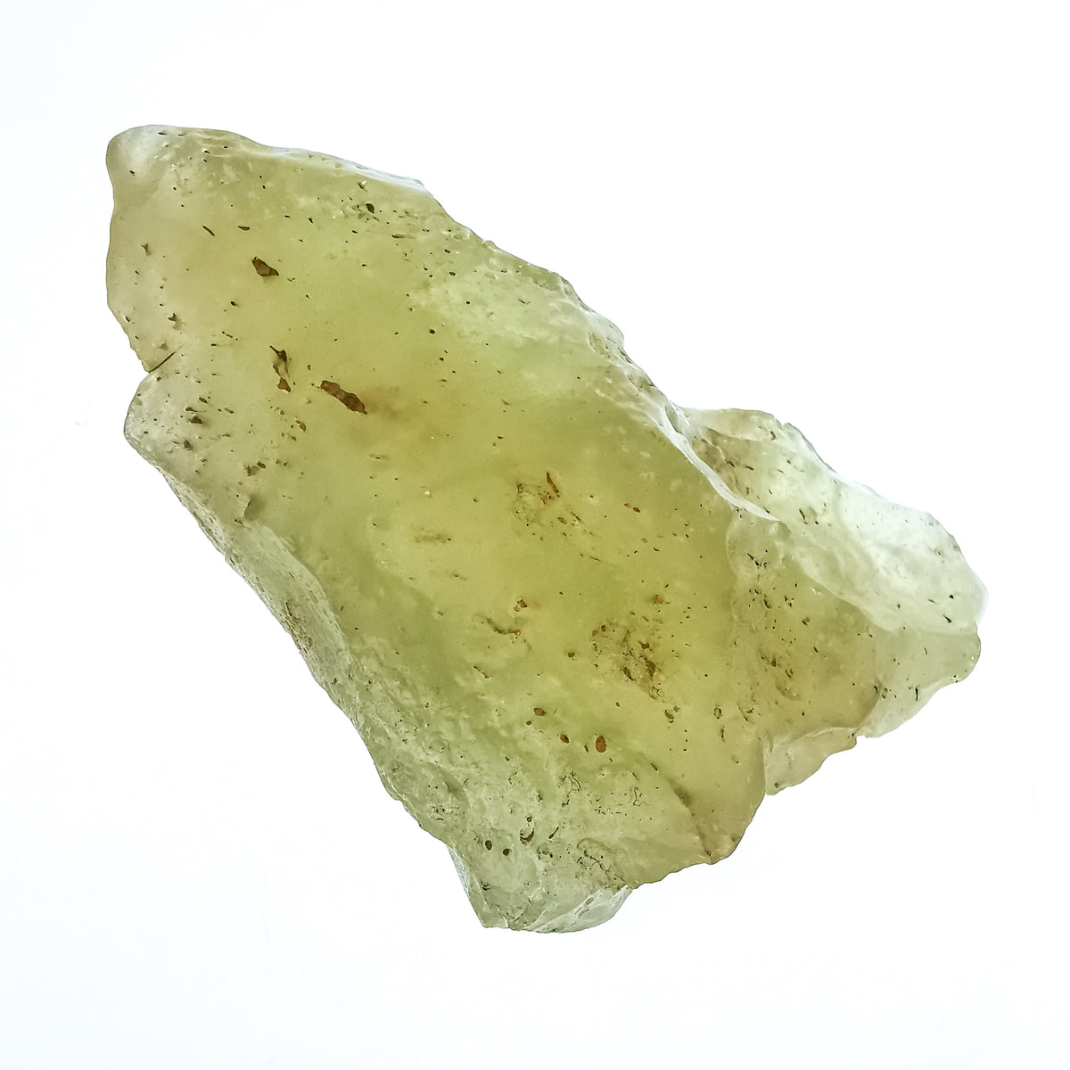 Libyan Desert Glass mineral specimen from Great Sand Sea, New Valley Governorate, Egypt.