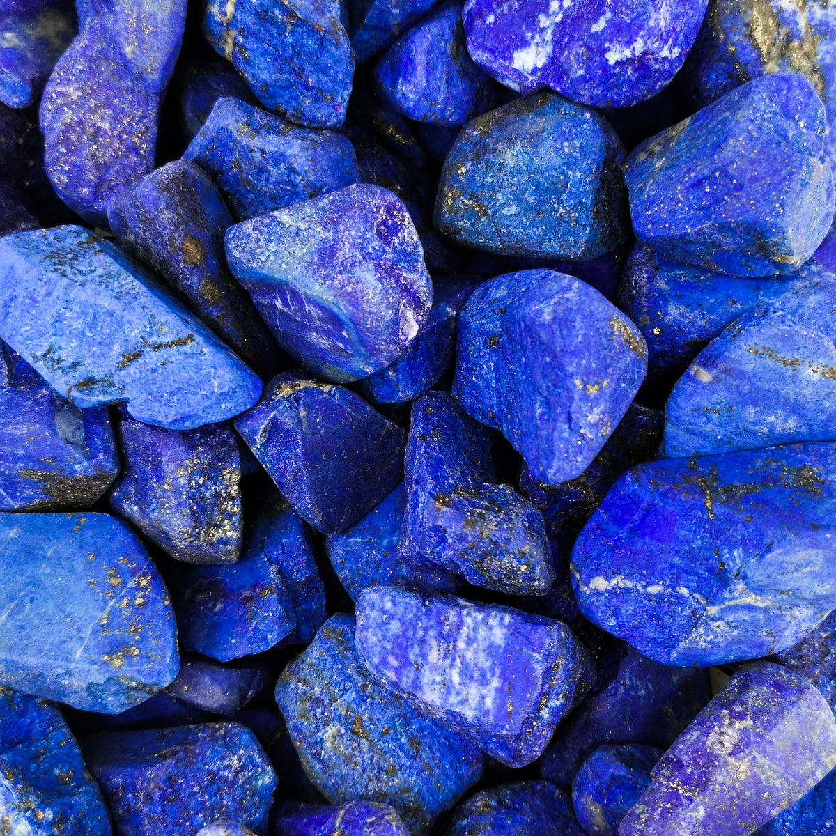 Madani Lapis Lazuli light rough from Badakhshan Province, Afghanistan.
