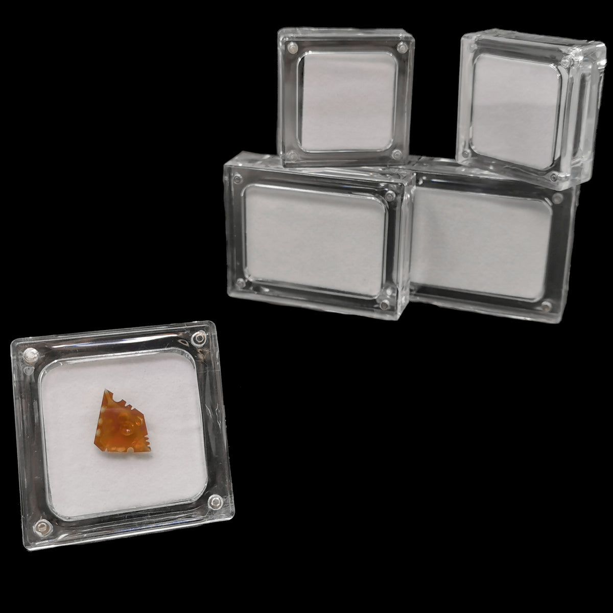 Magnetic Acrylic display case.
