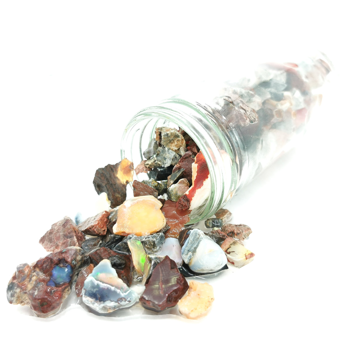Mexican Fire Opal Jars - Raw