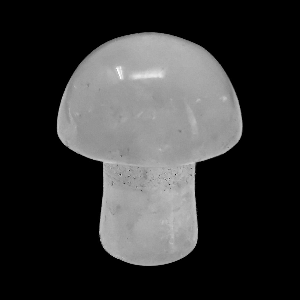 Mini mushroom carving – clear quartz mushroom