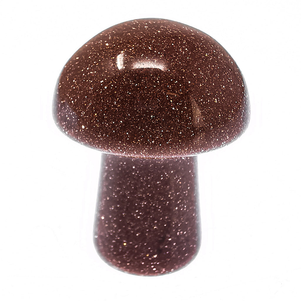 Mini mushroom carving – sparkly brown mushroom