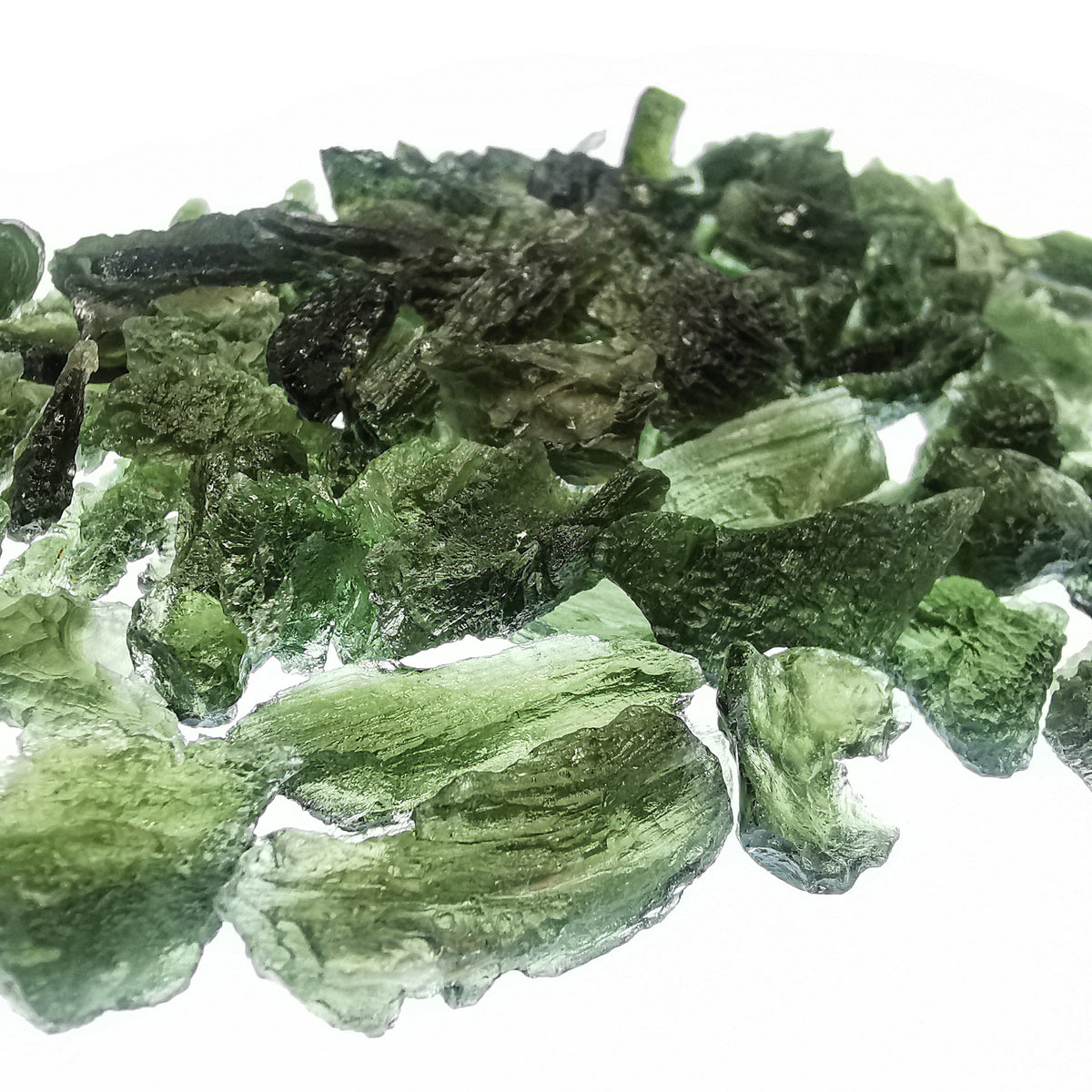 Moldavite specimen from Czech Republic.