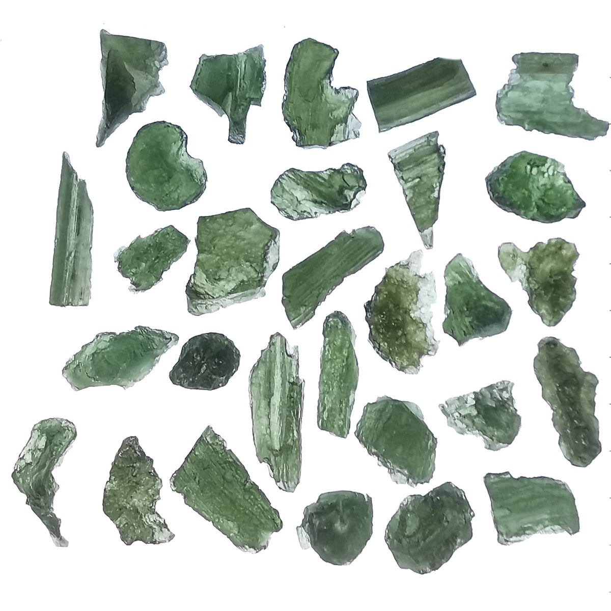 Moldavite specimen from Czech Republic.