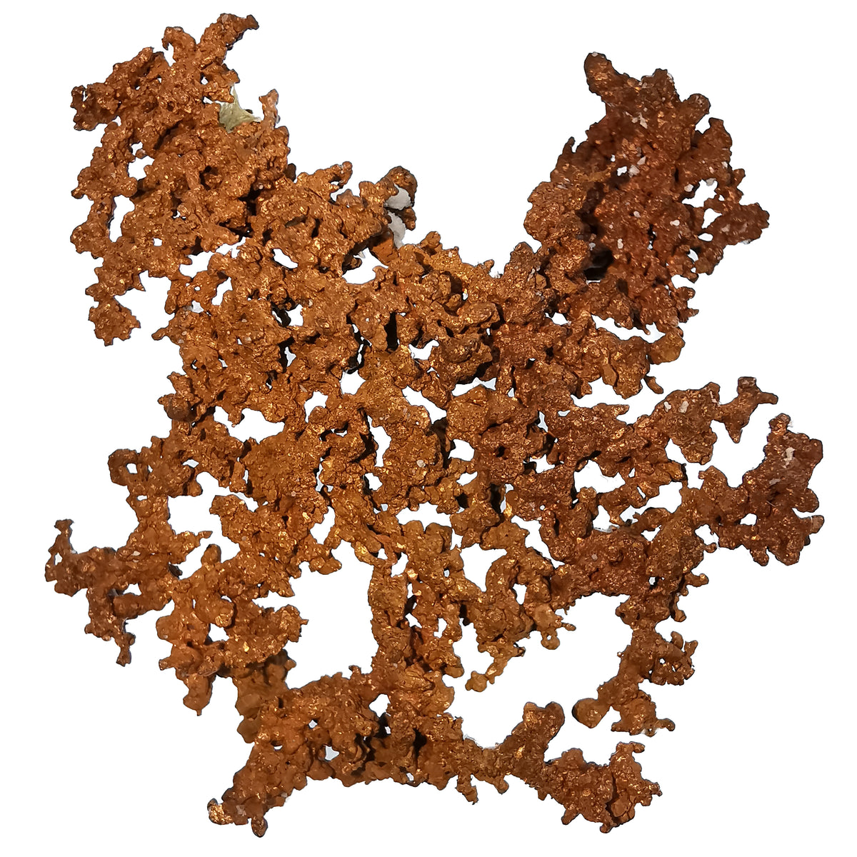 Native Copper specimen from Oumjrane mining area, Drâa-Tafilalet Region, Morocco.