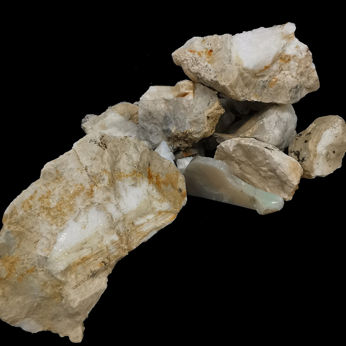 Opal Potch rough, hydrated silica, from Australia.