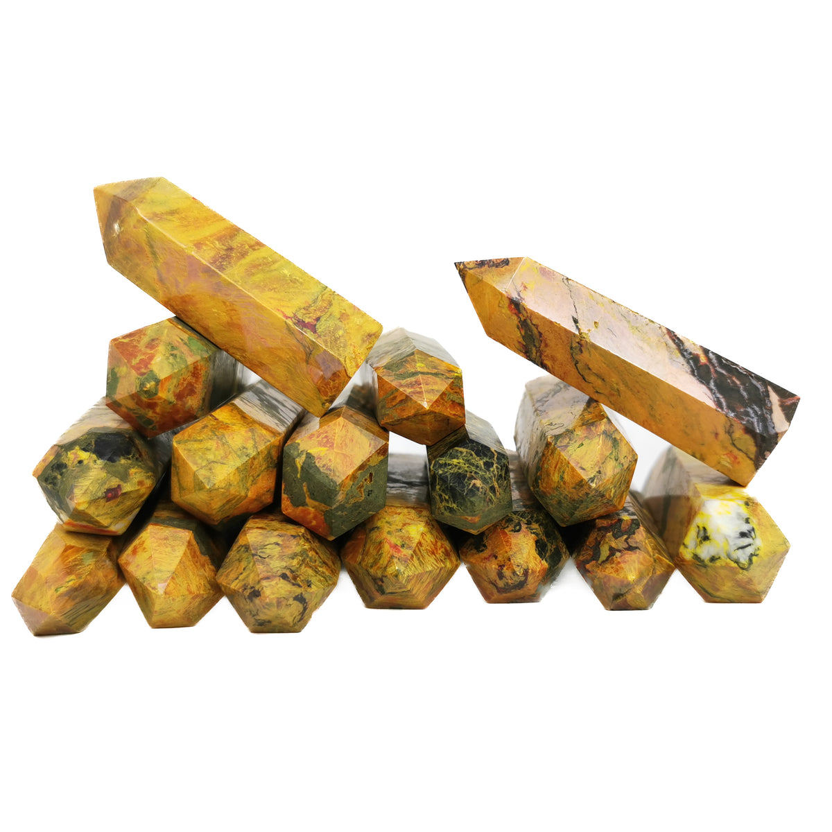Orpiment obelisk from Russia – pile of obelisks