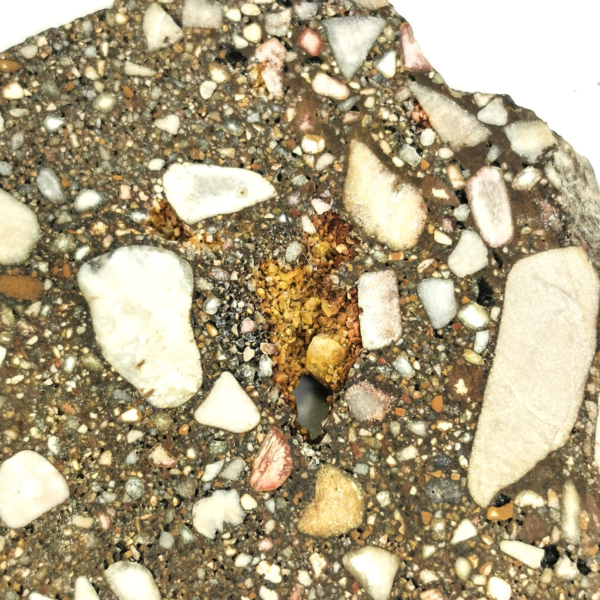 Peanut Jasper Conglomerate rough slabs.