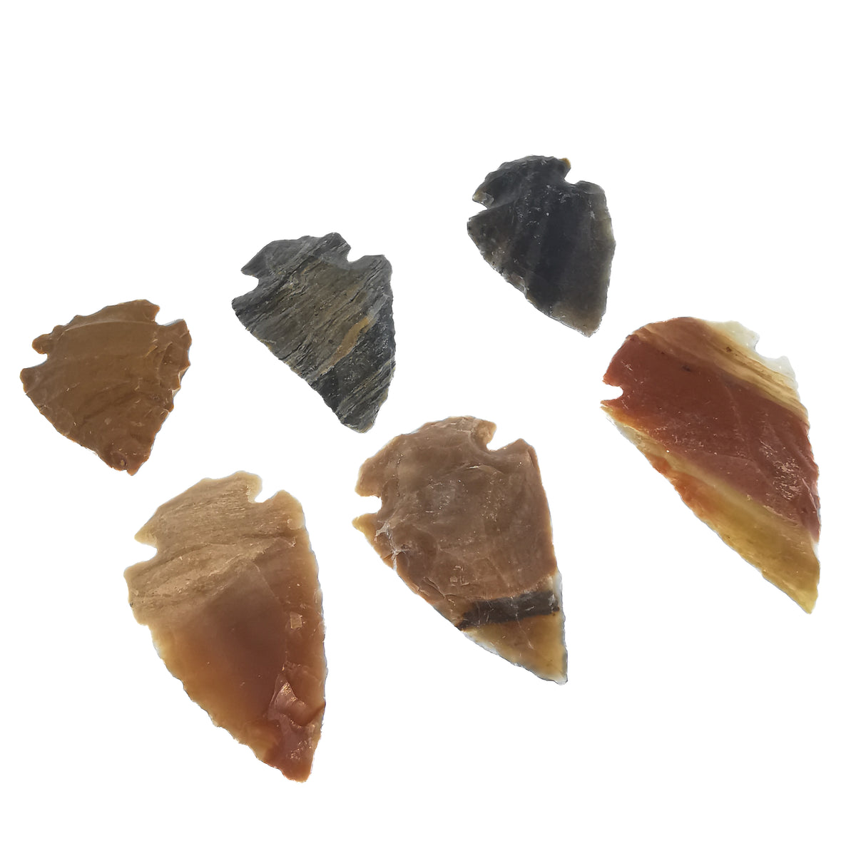 Petrified Wood arrowhead from India.