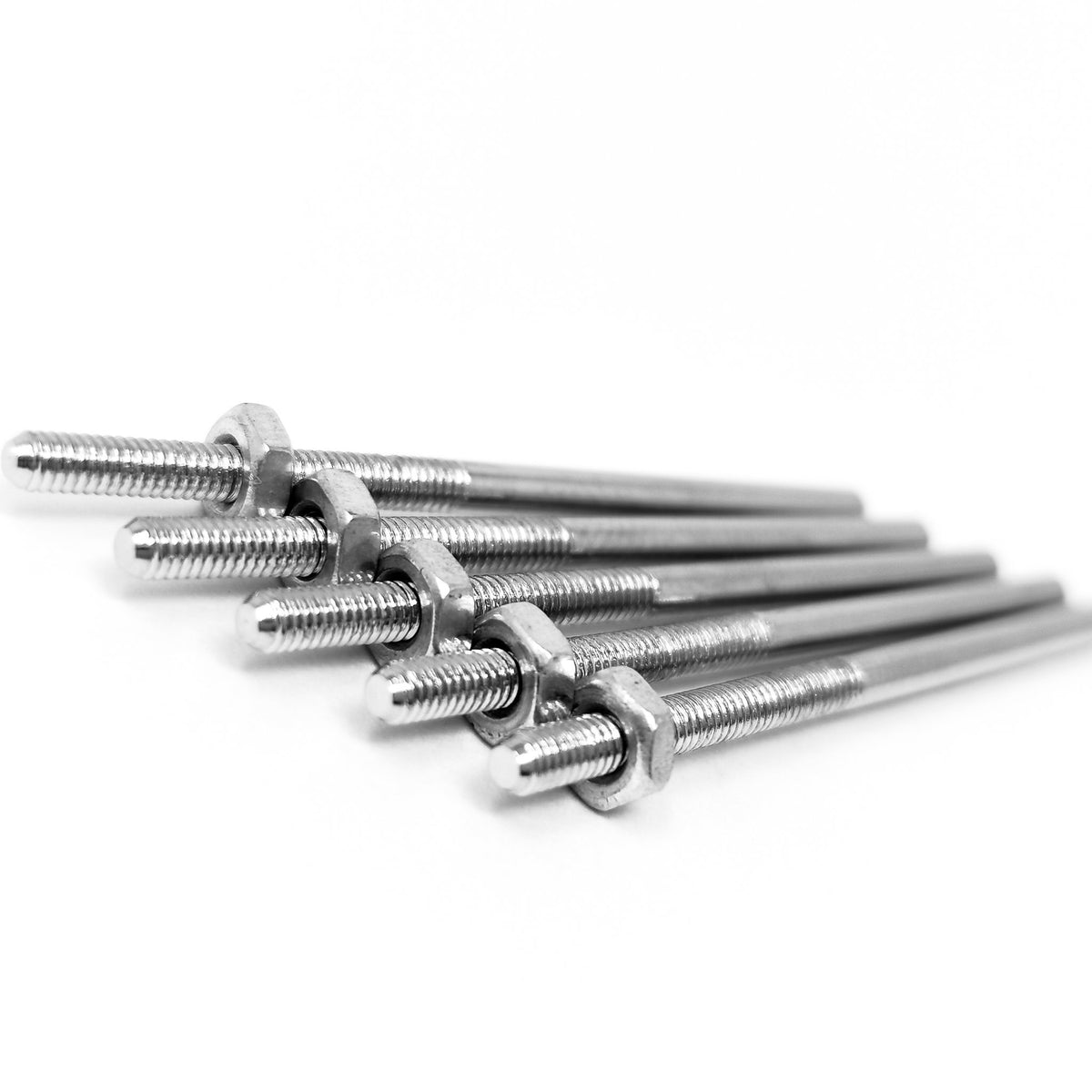 Threaded Pin mandrel 5pcs, made of metal.