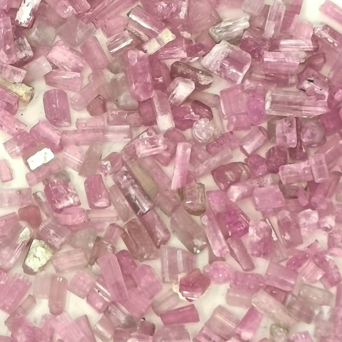 Pink Tourmaline mini specimen, a tourmaline group mineral, from Paprok, Afghanistan.