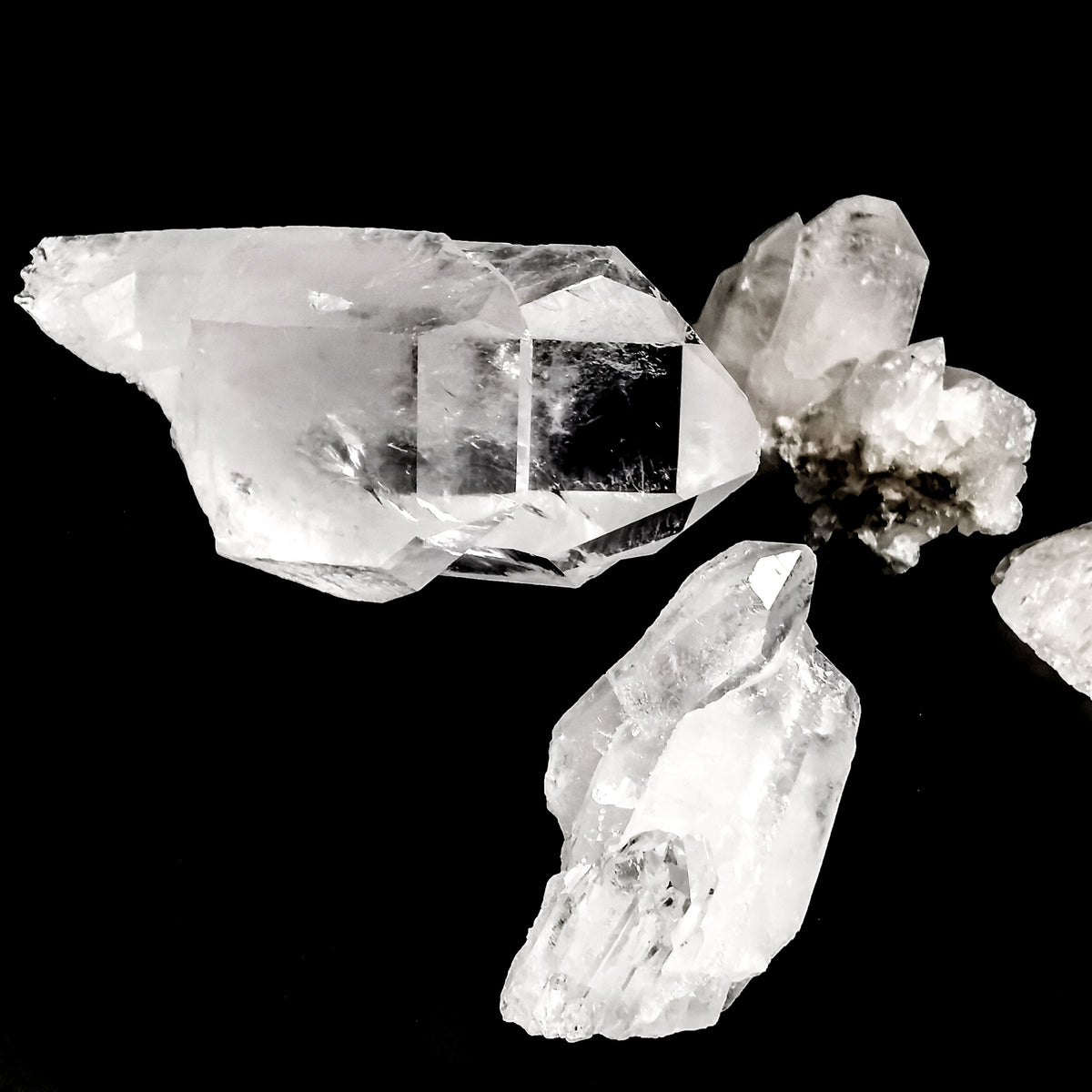 Clear Quartz Cluster special quality specimen from Minas Gerais, Brazil.