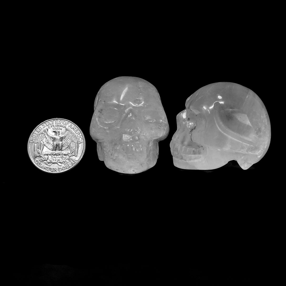 Quartz skull.