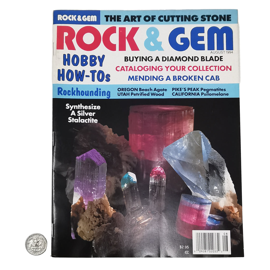 ROCK & GEM: Magazine, made of paper.