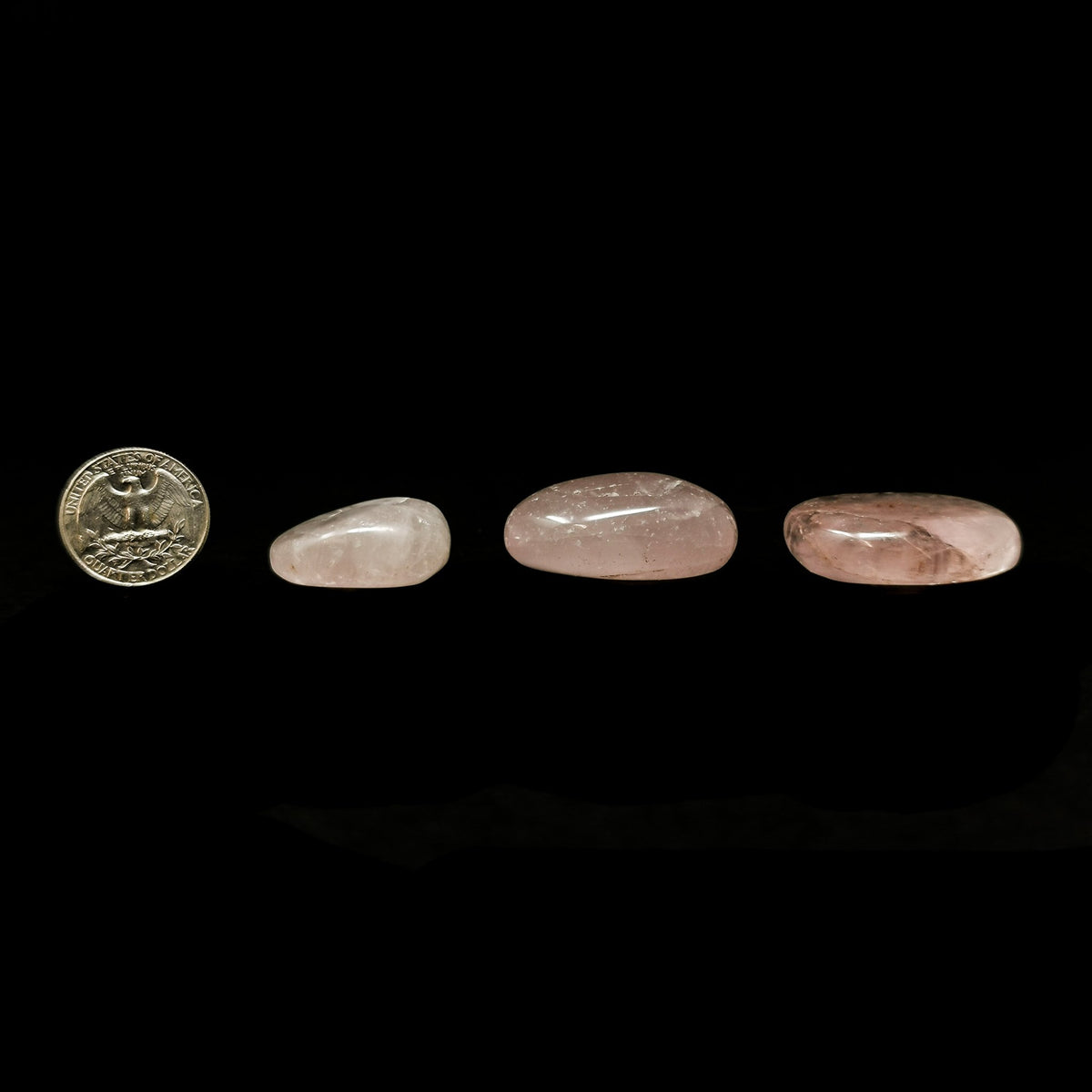 Rose Quartz palm mini.