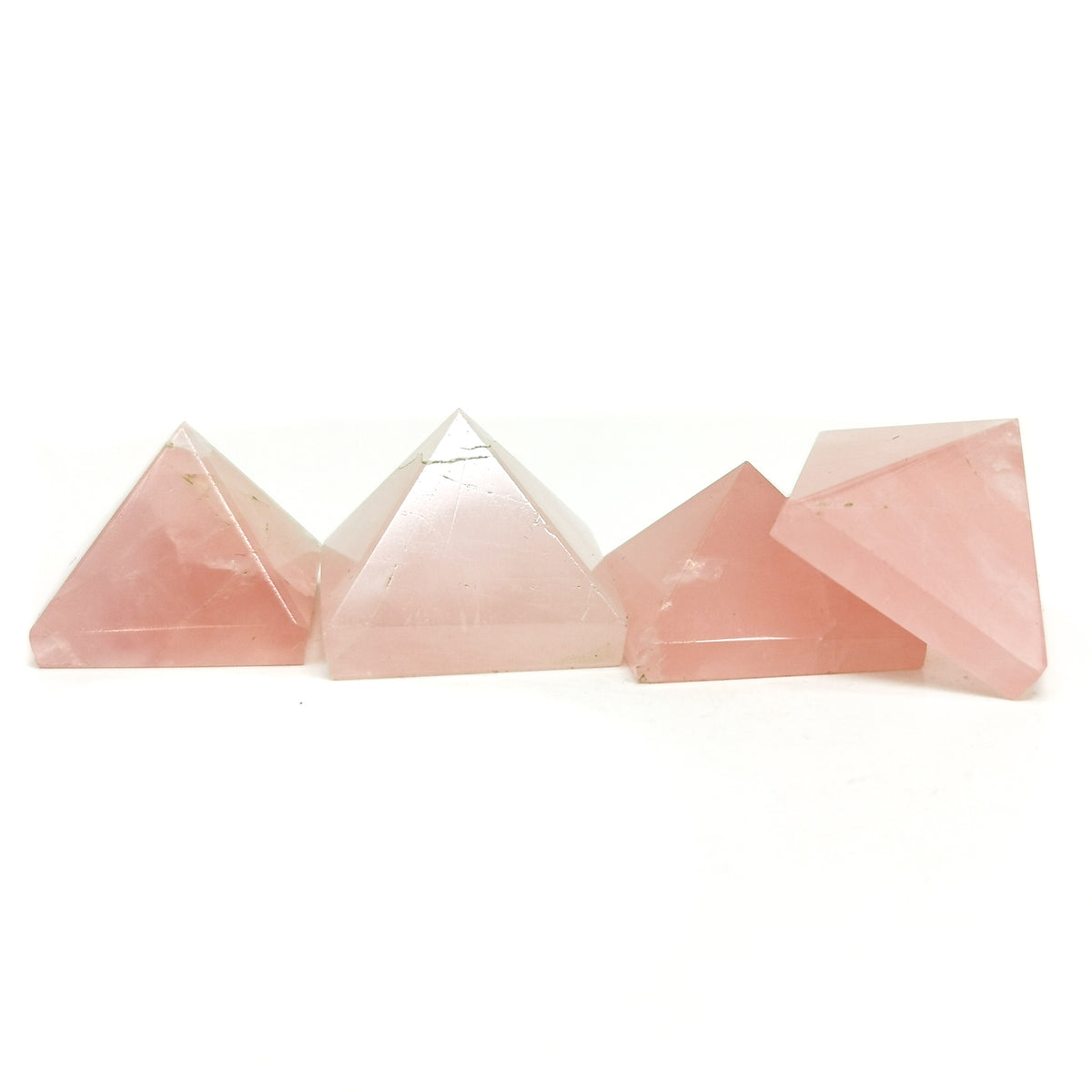Rose Quartz pyramid from Brazil.