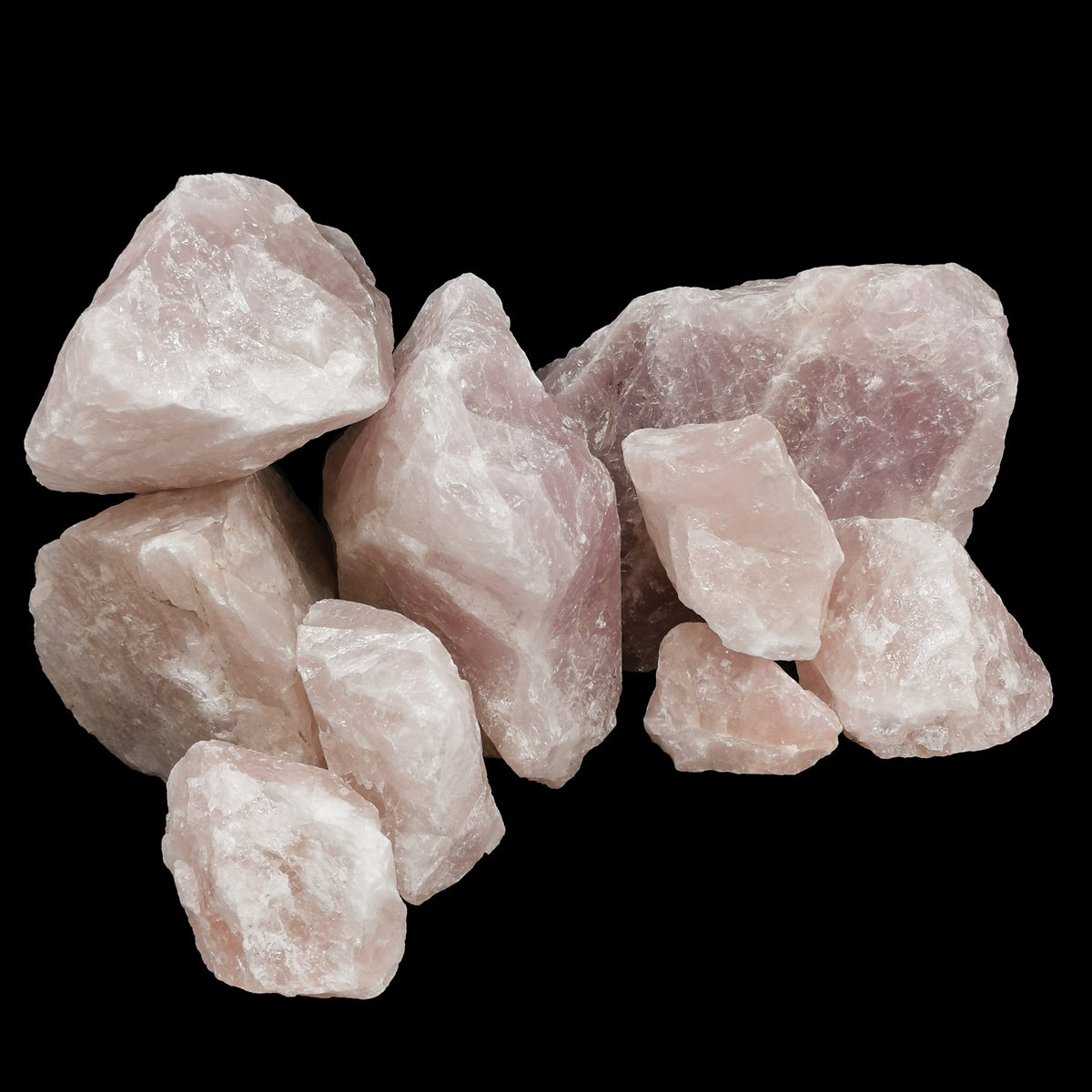 Rose Quartz rough.