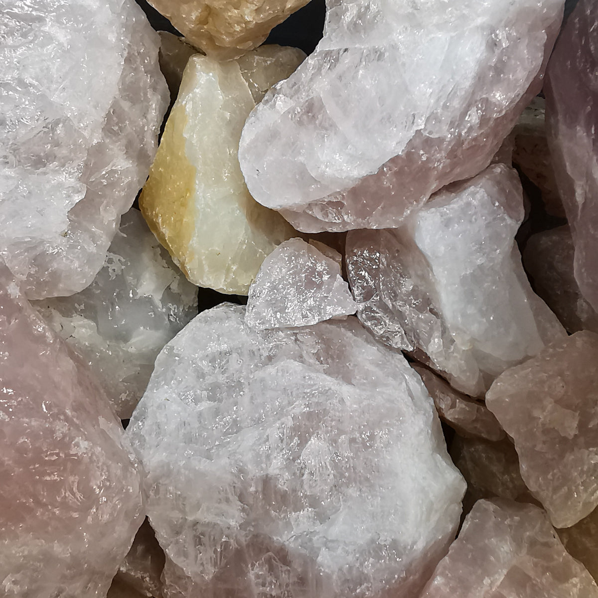 Rose Quartz rough.