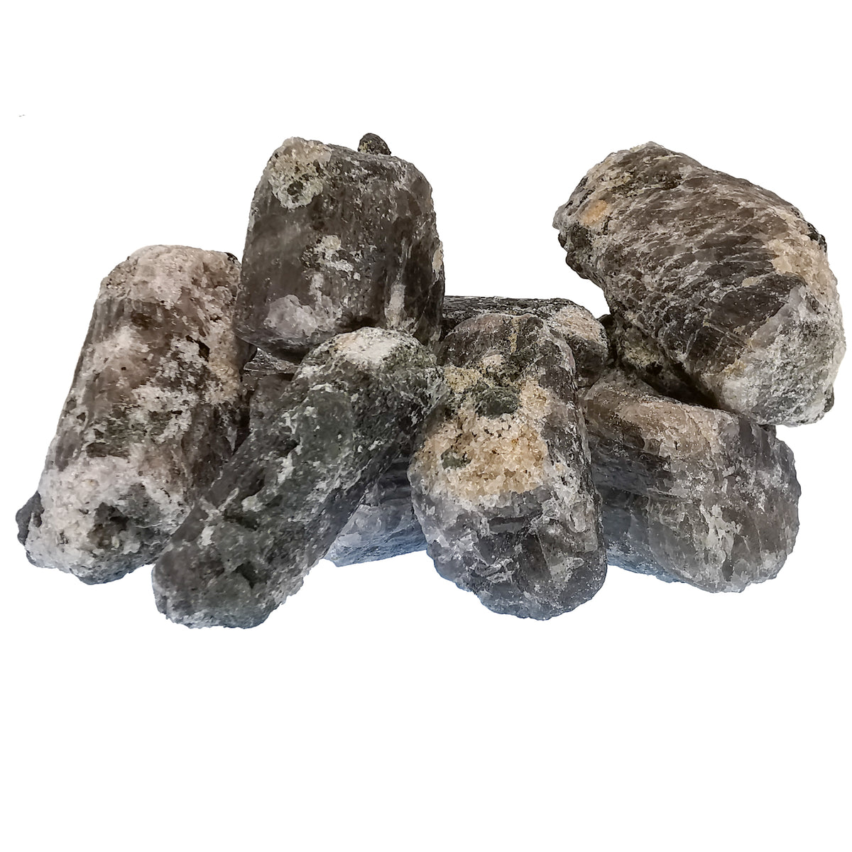 Scapolite grey crystal specimen from Badakhshan, Afghanistan.