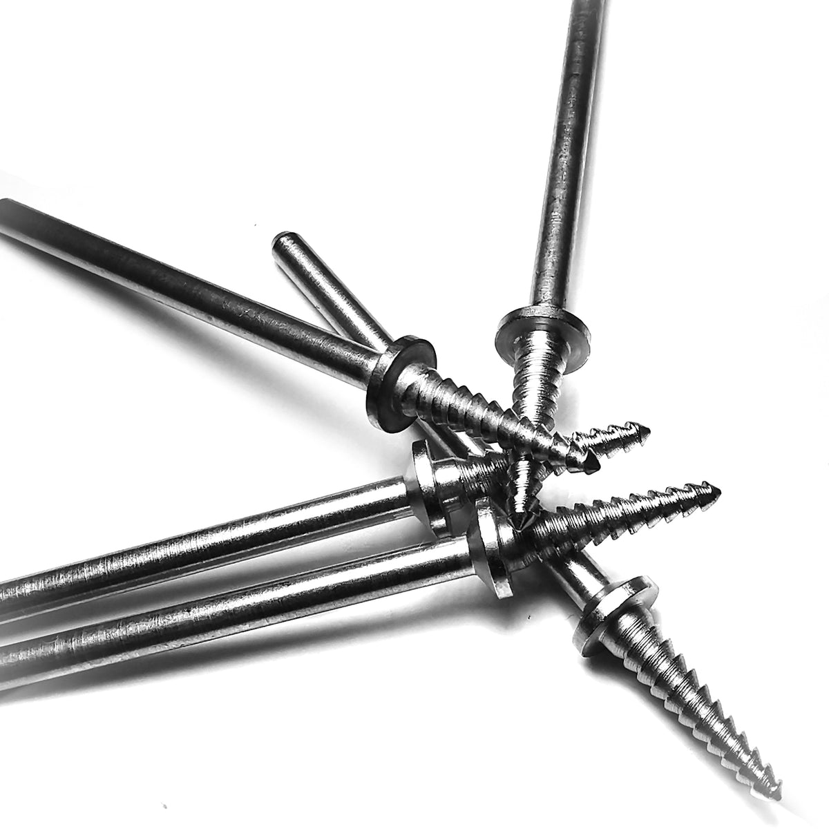Screw Tip (Thin) mandrel 5pcs, made of metal.