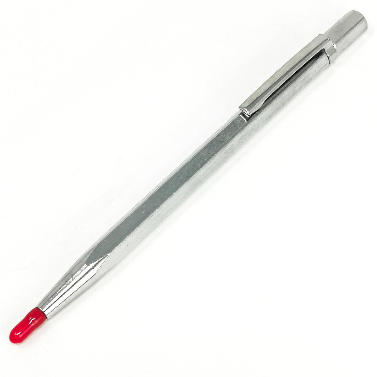 Scribe smithing tool, made of metal with a carbide tip.