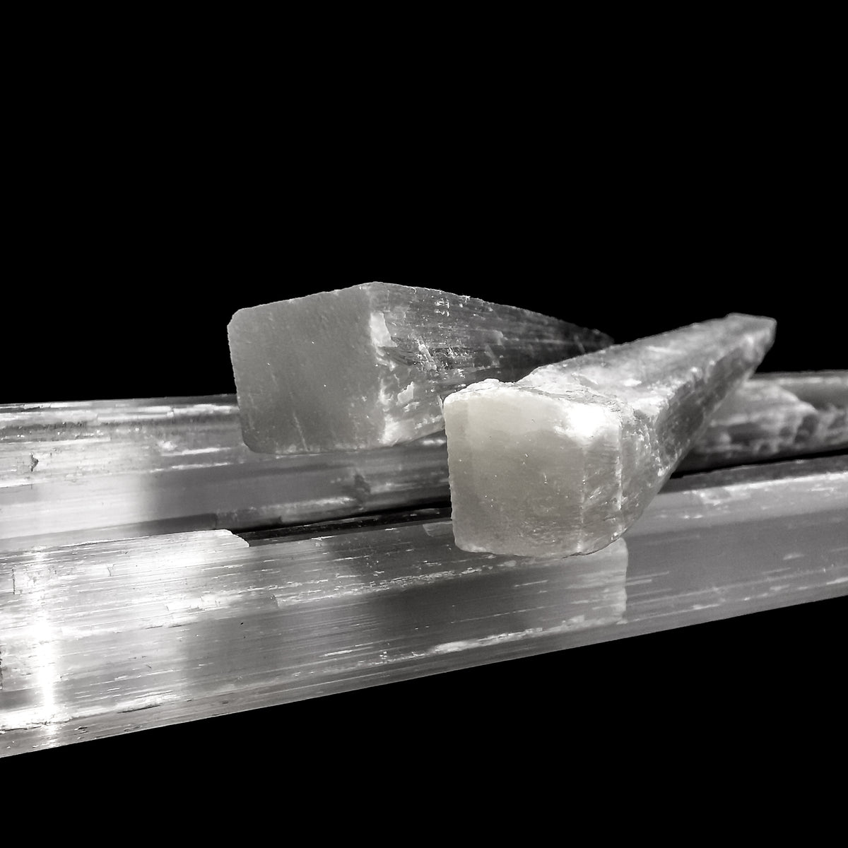 High grade selenite log from Midelt, Morocco, photo 2 of 6