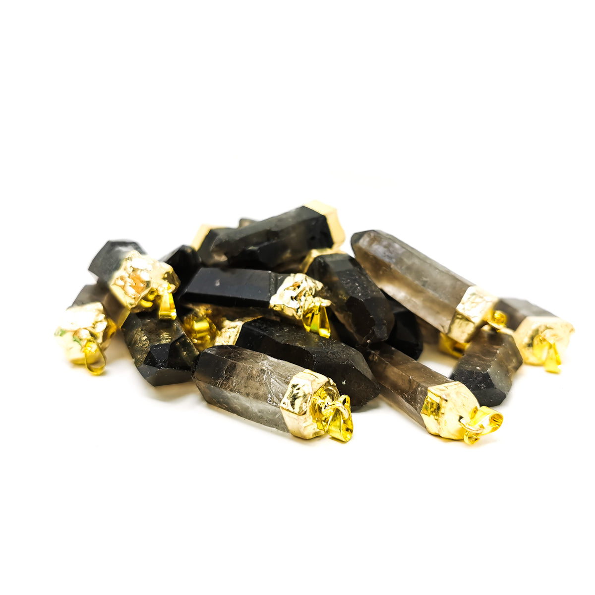 Smoky quartz point pendant – pendants scattered