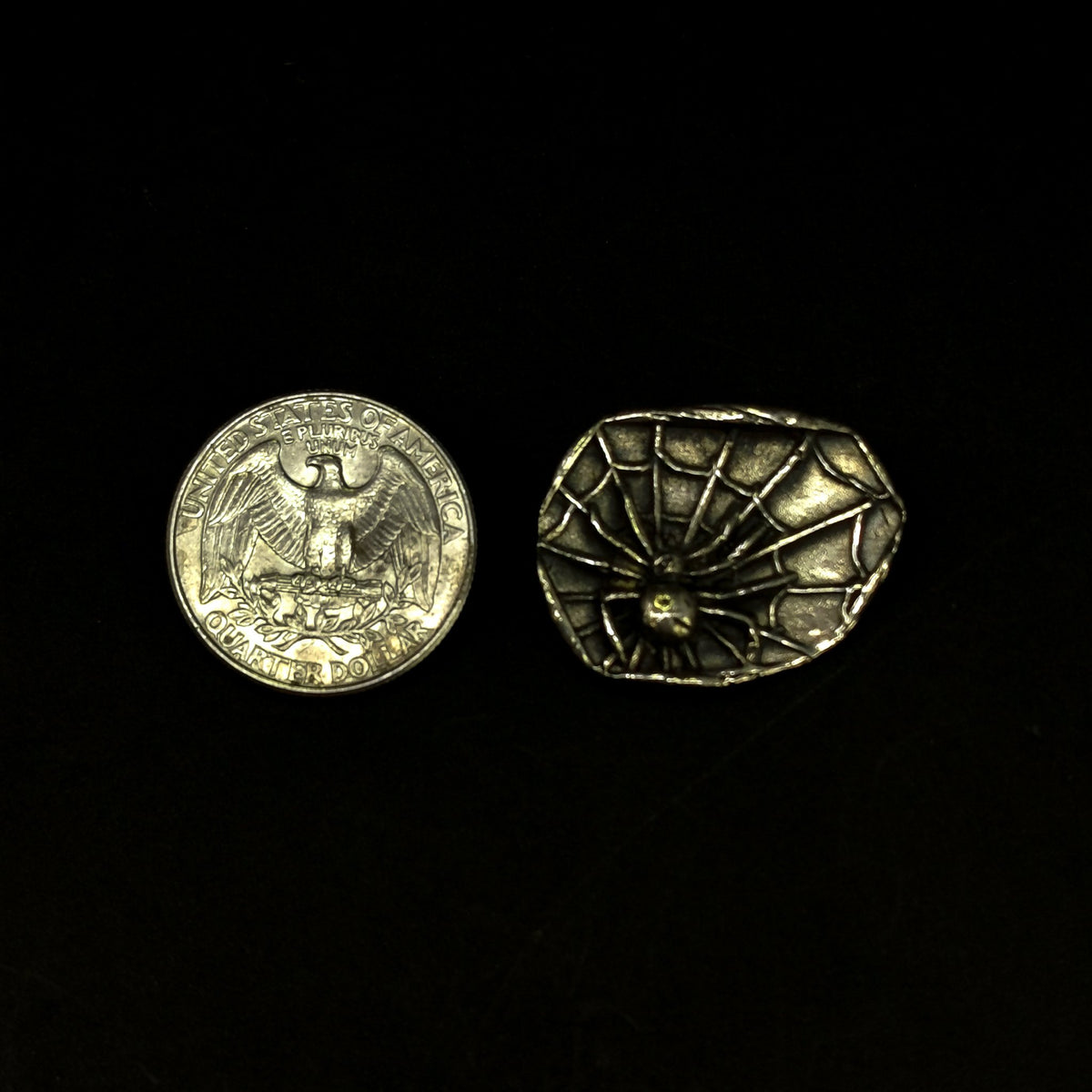 Spider On Web pendant.