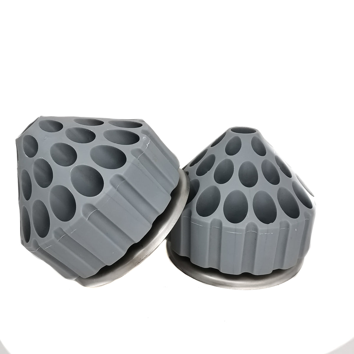 Spinning burr holder, made of plastic and metal.