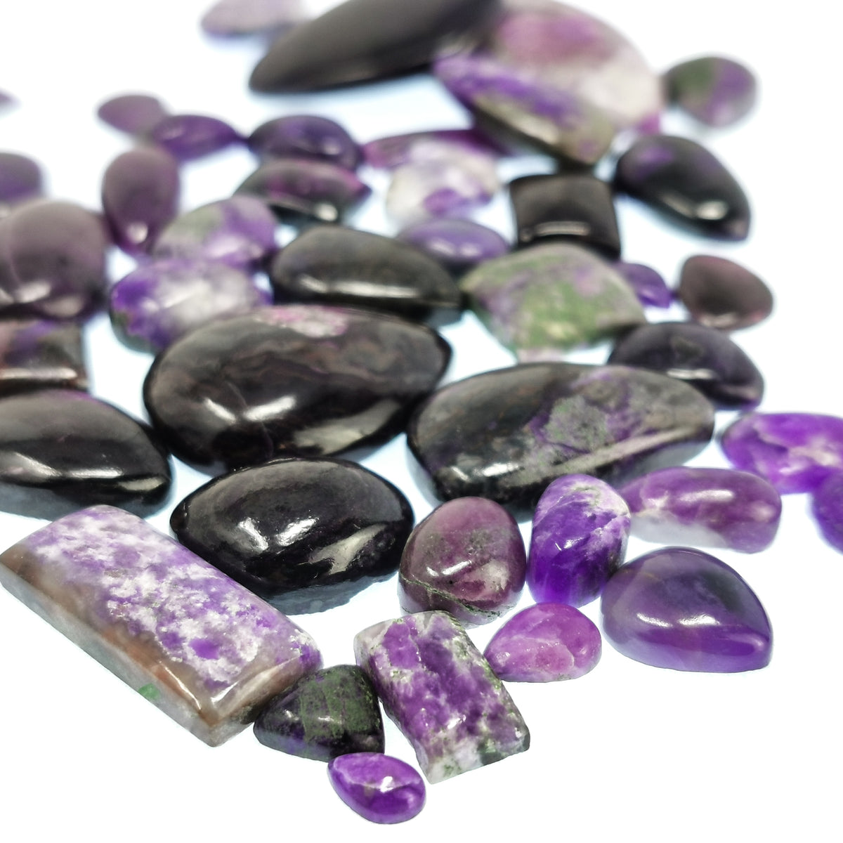 Sugilite cabochon.