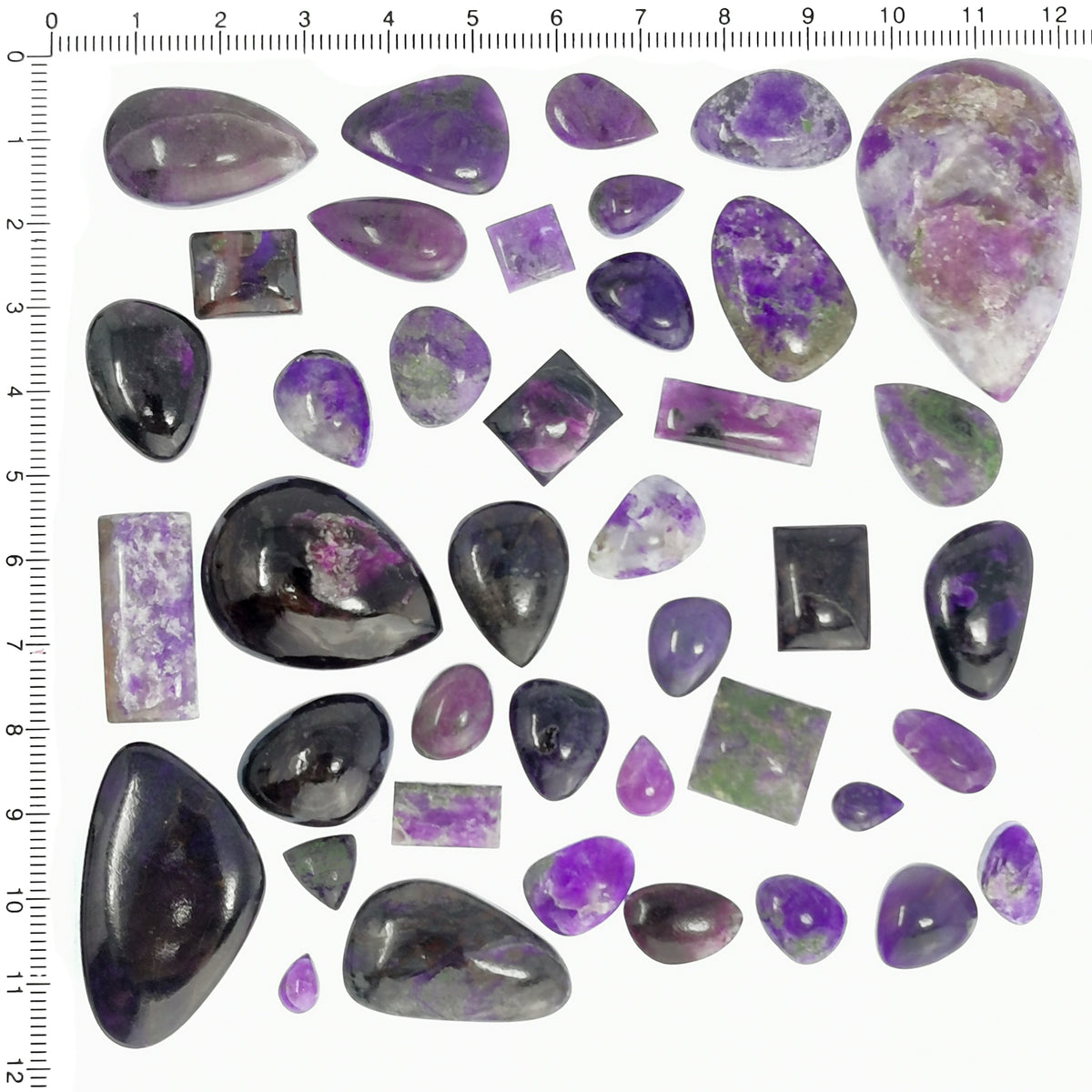 Sugilite cabochon.