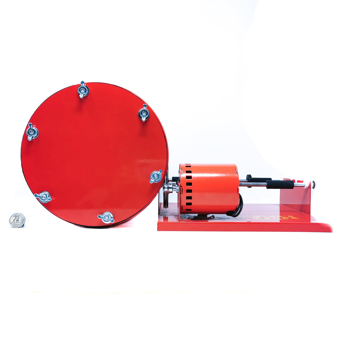 Thumler Model B 15lb heavy duty rock tumbler, made of rubber and stainless steel.