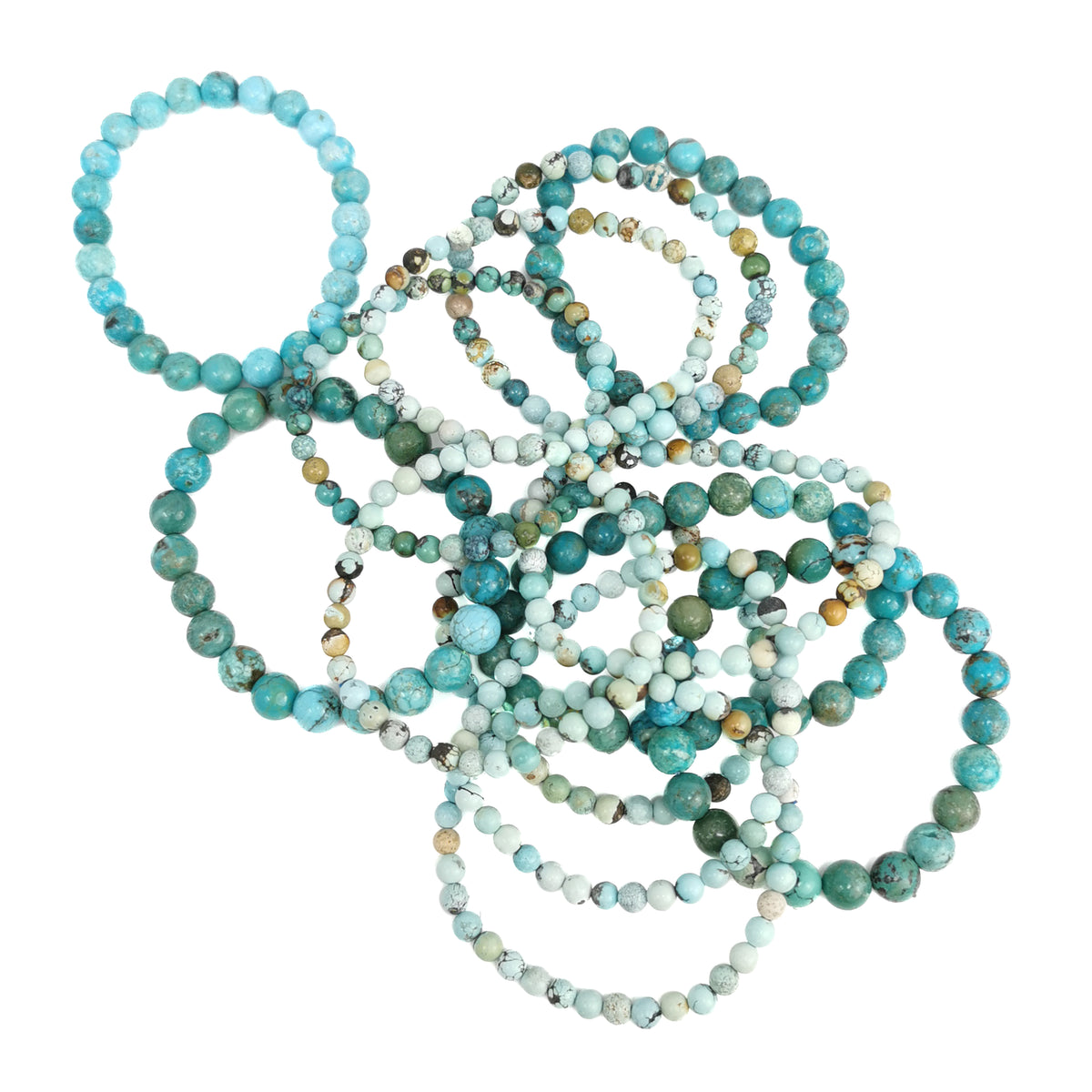 Turquoise bead bracelet, photo 2 of 5