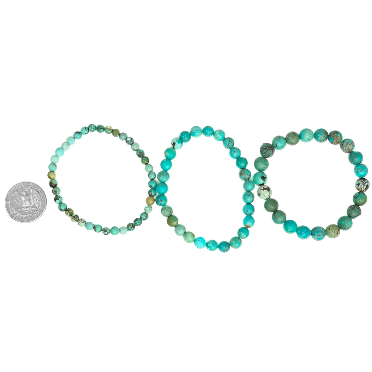 Turquoise bead bracelet, photo 5 of 5