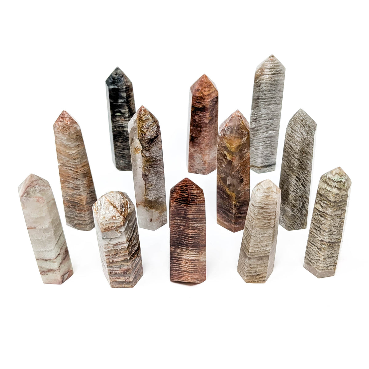 1000 Layer Quartz obelisk from Brazil.