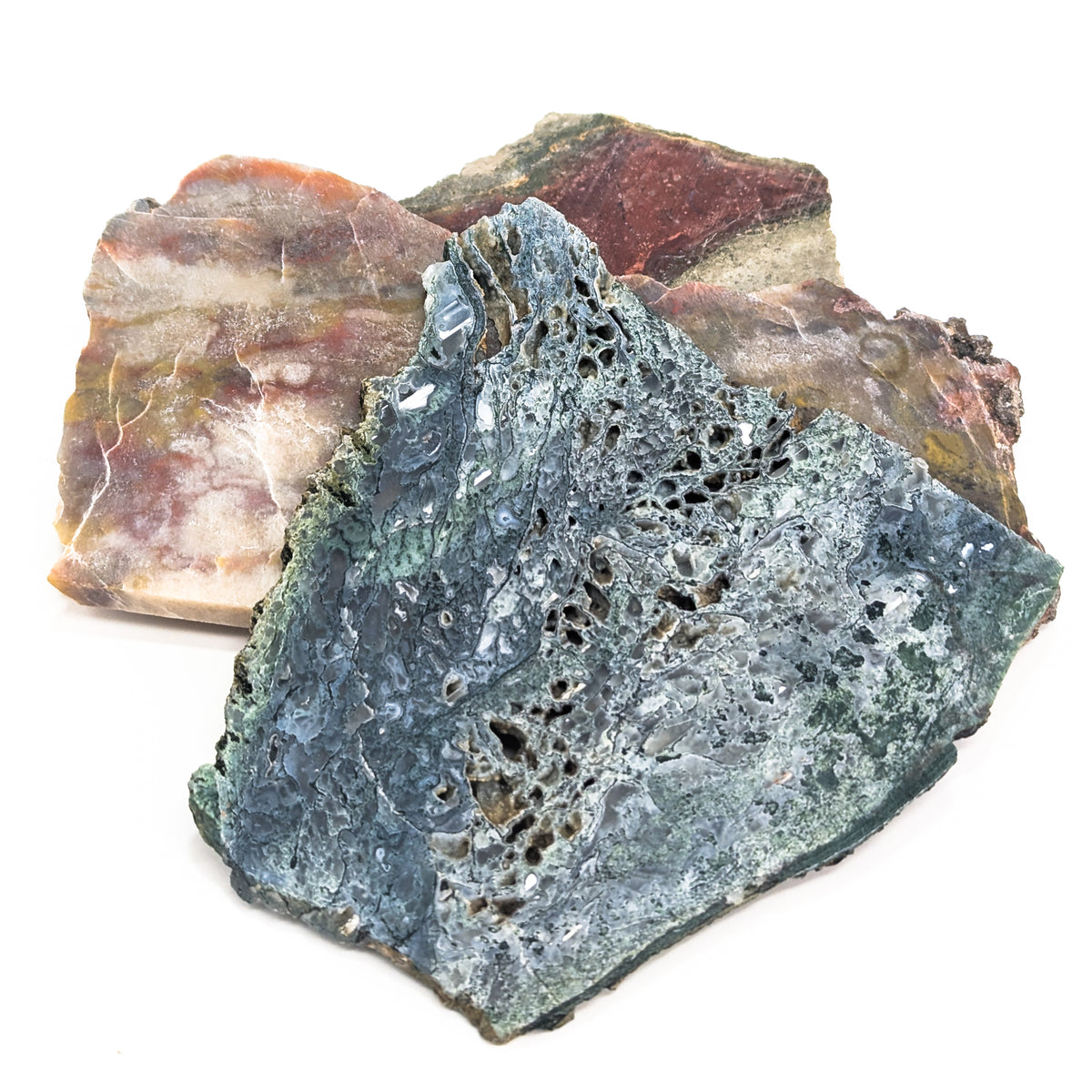 Assorted lapidary slab – blue-grey slab
