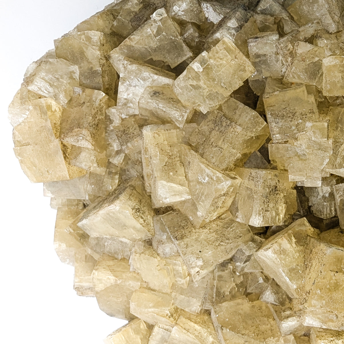 Yellow Fluorite specimen, calcium fluoride, from El Hammam Mine, Ahouli, Midelt, Drâa-Tafilalet, Morocco.
