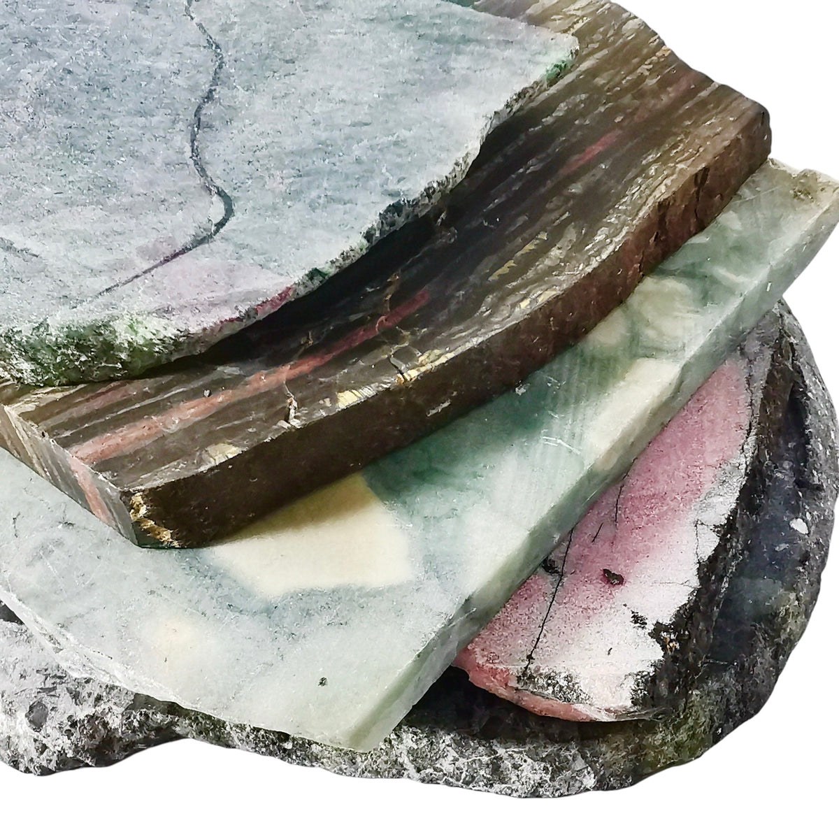 Assorted lapidary slab, agate and jasper, photo 9 of 10