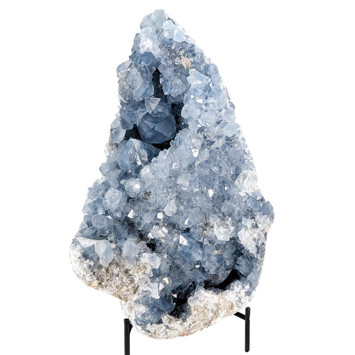 Blue Celestite specimen from Sakoany Deposit, Boeny Region, Madagascar.