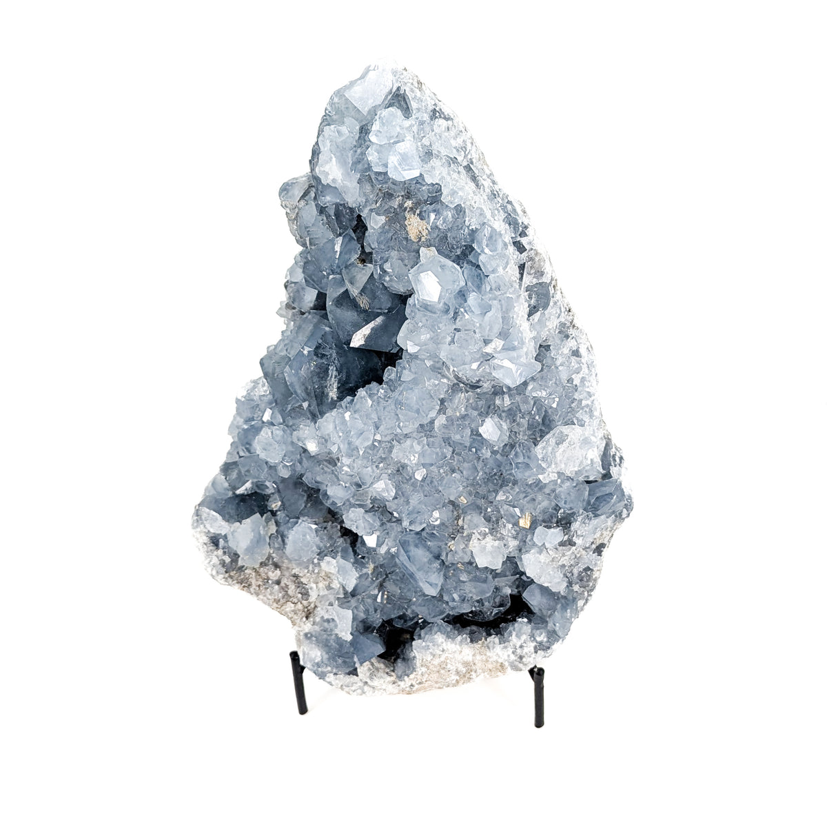 Blue Celestite specimen from Sakoany Deposit, Boeny Region, Madagascar.