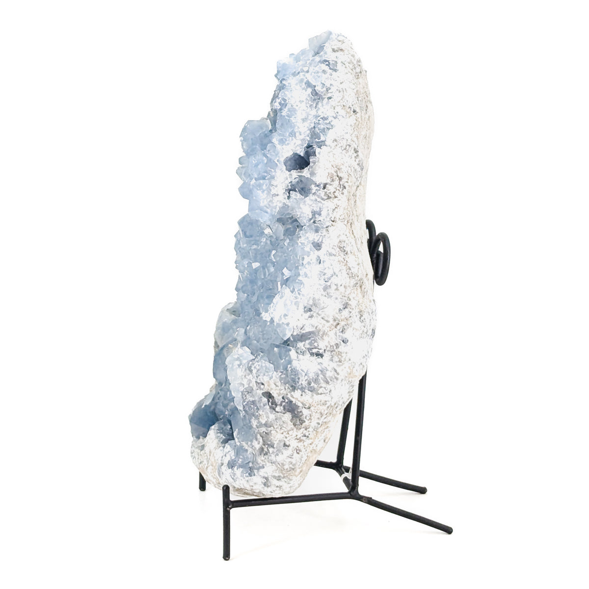 Blue Celestite specimen from Sakoany Deposit, Boeny Region, Madagascar.